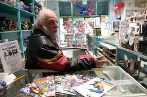 Comic book store owner Joe Ferrara looks forward to Free Comic Book Day, an annual event in which comic stores give out comic books for free. The event will be celebrated this Saturday by Ferrara’s store, Atlantis Fantasyworld, as well as Comicopolis on Front Street. Photo by Alex Zamora.