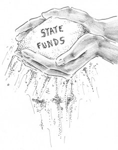 WEBStateFundsSand Illustration by Rachel Edelstein.