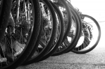 ::Spokes spin with fluid speed.’Round and ’round they go, peopleRide and you’ll sustainPhoto by Nita-Rose Evans