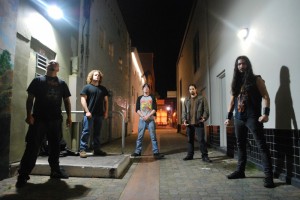 deathmetal band (62) Fiends at Feast get sinister in the back alleys of Santa Cruz. Photo by Devika Agarwal.