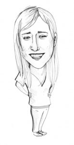 *WEB_michelle_caricature Illustration by Rachel Edelstein.