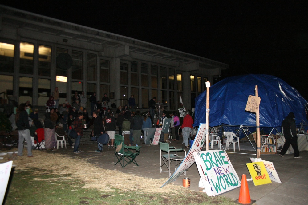 Occupy Santa Cruz Under Pressure