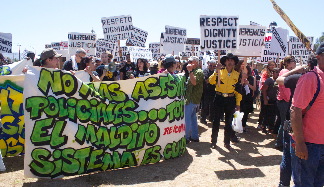 Hundreds Protest Police Brutality In Salinas